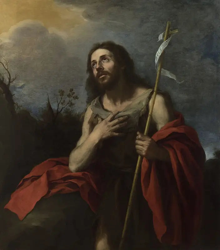 Saint John the Baptist in the Desert - Bartolomé Esteban Murillo