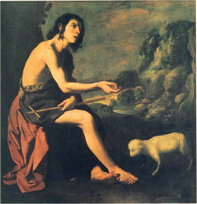 Saint John the Baptist in the Desert - Francisco de Zurbarán