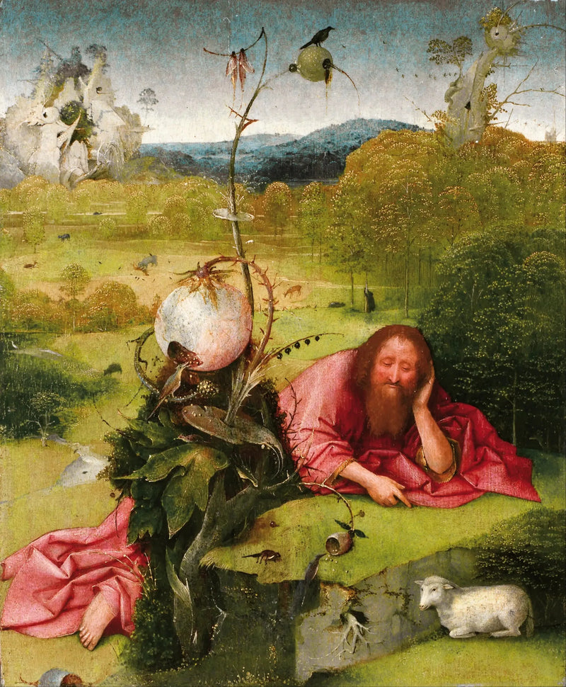 Saint John the Baptist in the Desert - Hieronymus Bosch
