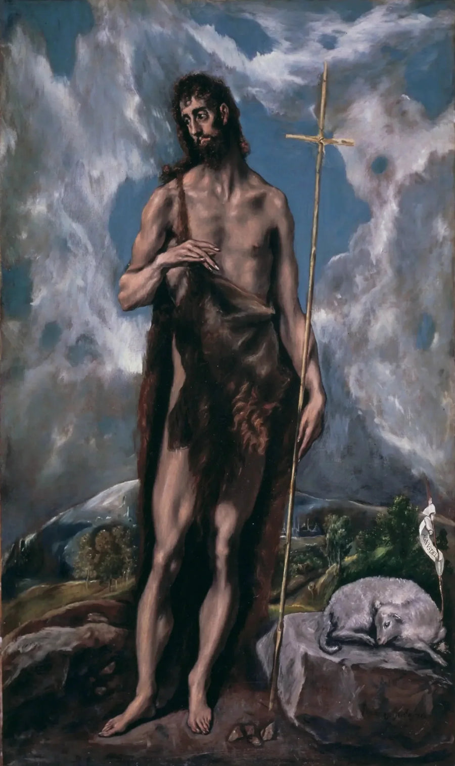 Saint John the Baptist - El Greco