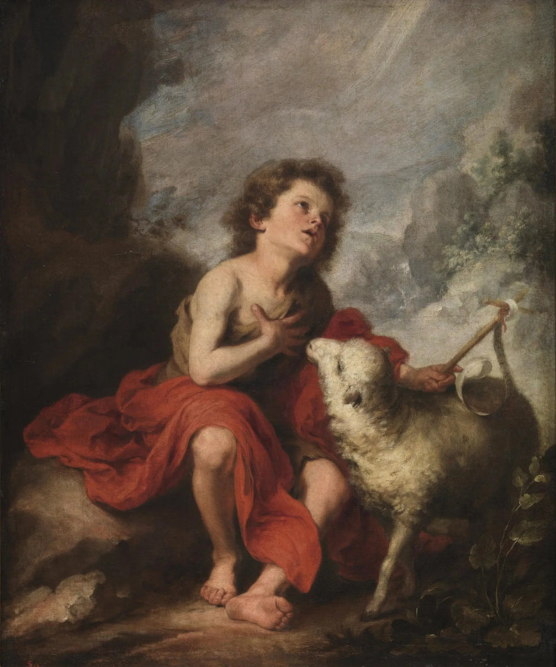 Saint John the Baptist Child - Bartolomé Esteban Murillo