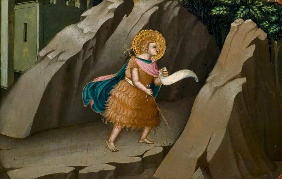 Saint John the Baptist Entering the Desert - Lorenzo Monaco