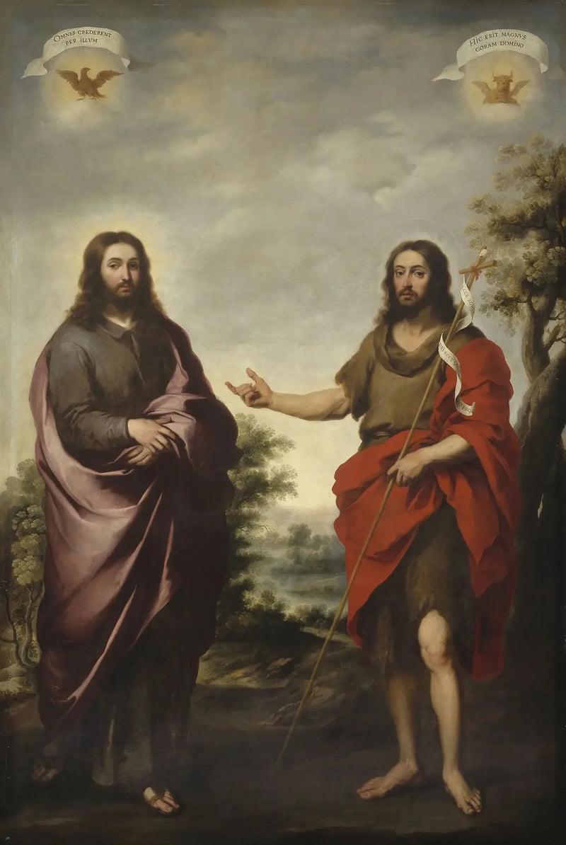 Saint John the Baptist Showing Christ - Bartolomé Esteban Murillo