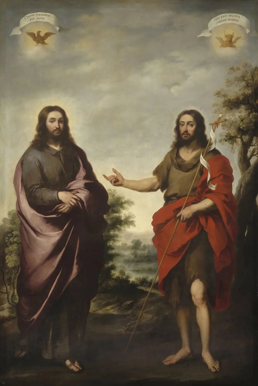 Saint John the Baptist Showing Christ - Bartolomé Esteban Murillo