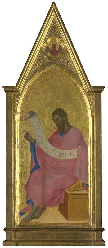 Saint John the Baptist: Right Pinnacle Panel - Giovanni da Milano
