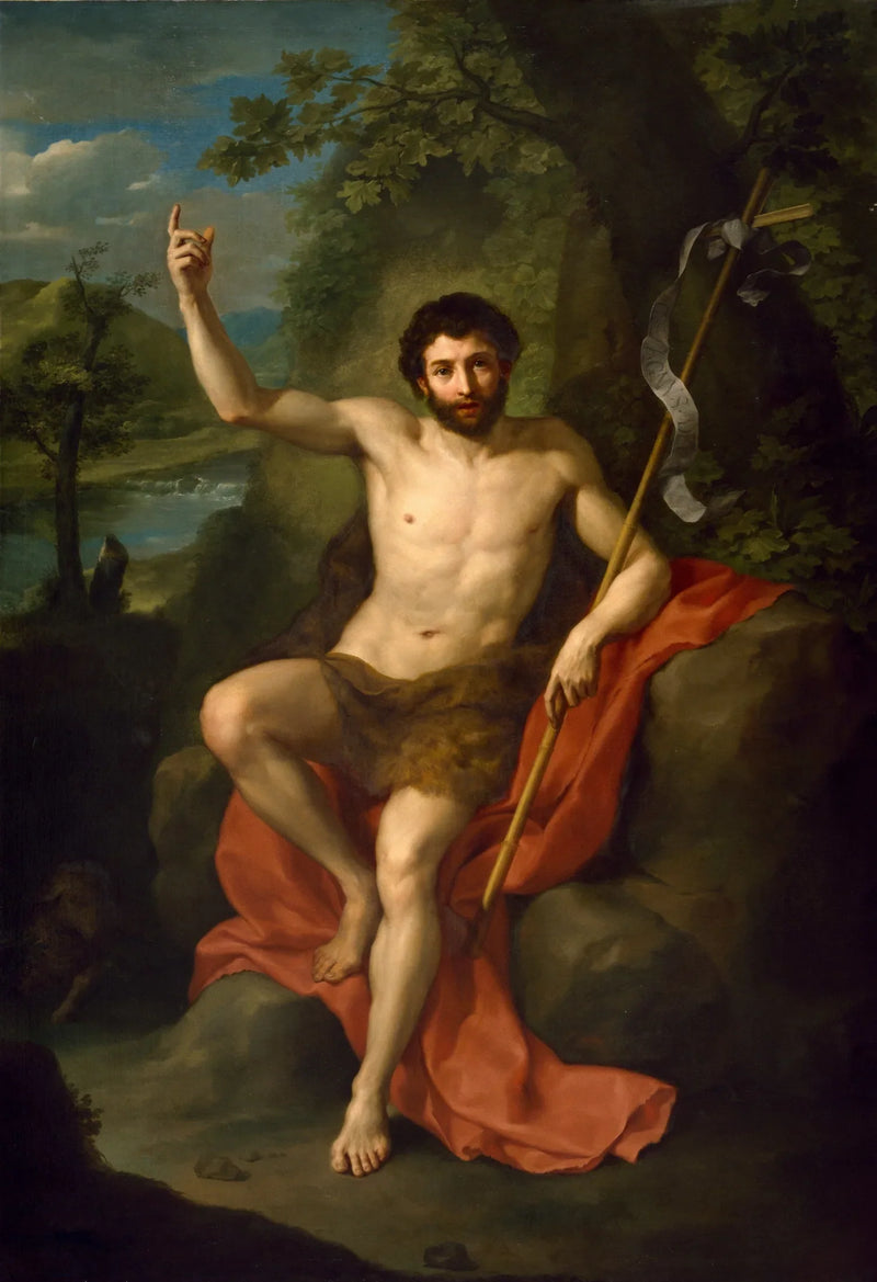 Saint John the Baptist Preaching in the Desert - Anton Raphael Mengs