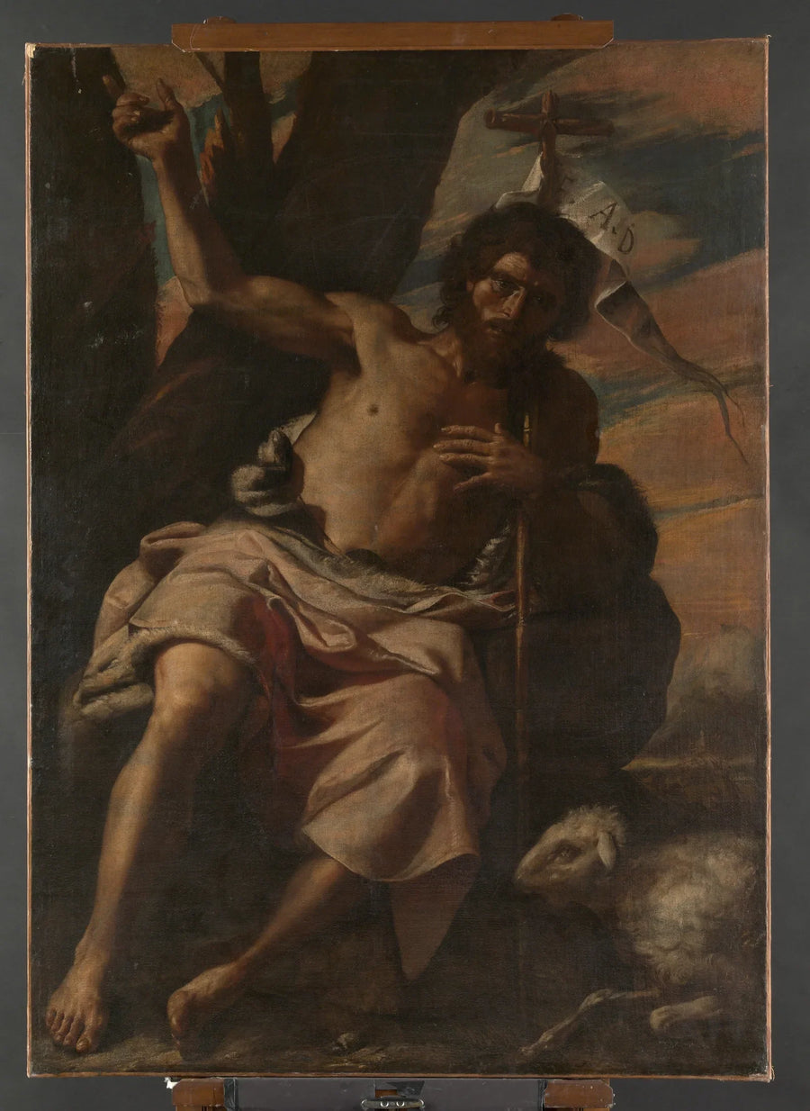 Saint John the Baptist Preaching - Mattia Preti