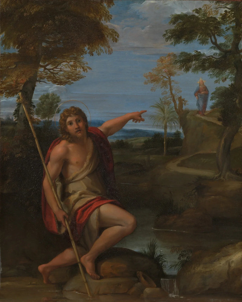 Saint John the Baptist Testifying - Annibale Carracci