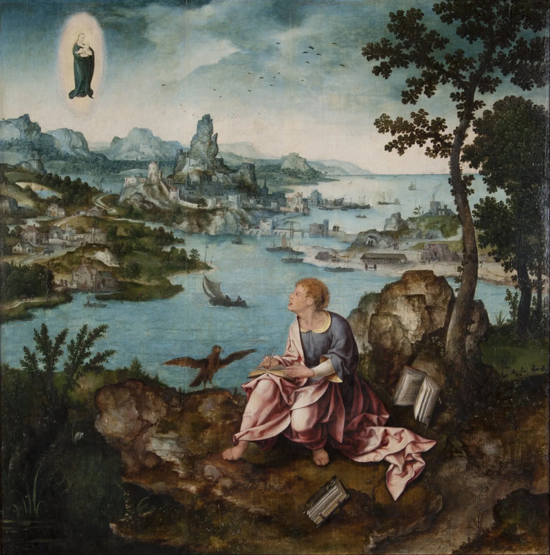 Saint John the Evangelist at Patmos - Joos van Cleve