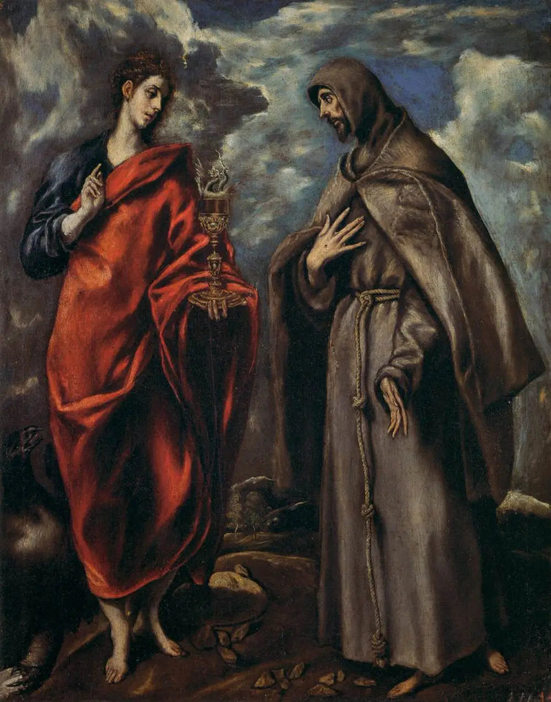 Saint John the Evangelist and Saint Francis - El Greco