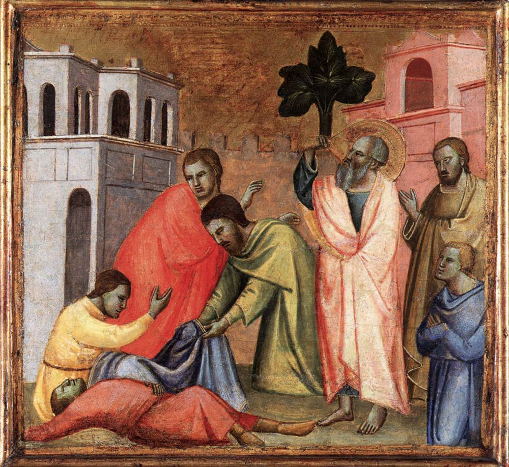 Saint Jean l’Évangéliste buvant à la coupe empoisonnée - Taddeo Gaddi - Alpha Reproduction