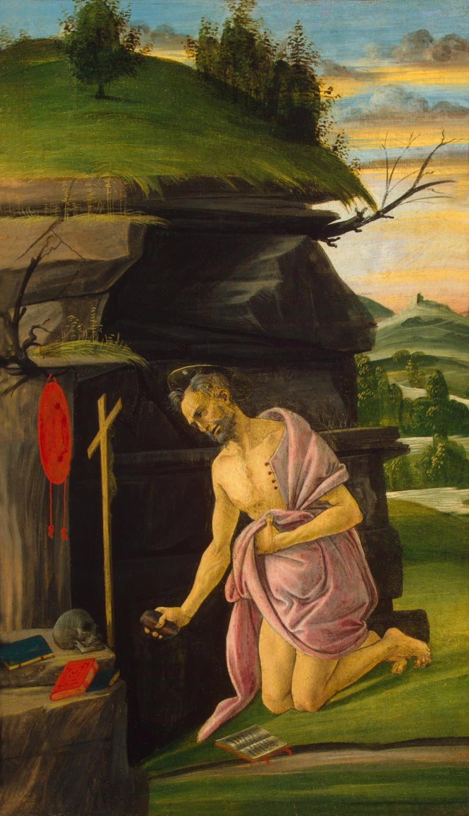 Saint Jerome penitent, circa 1498-1505 - Sandro Botticelli