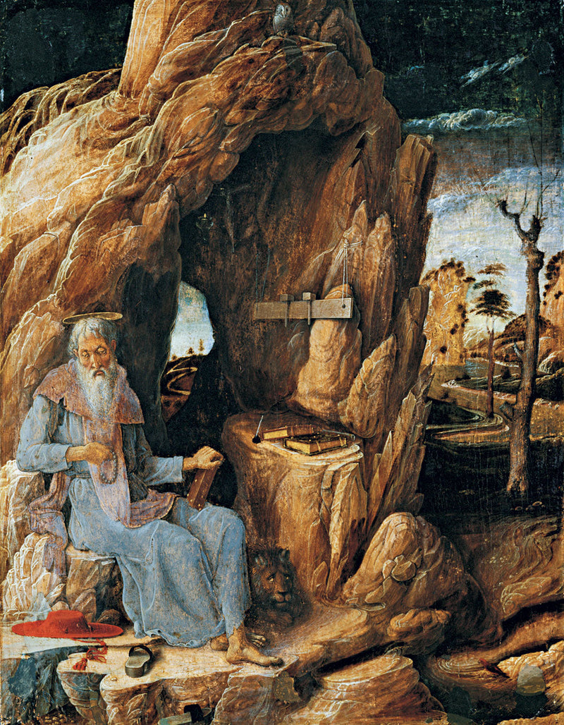 Saint Jerome in the Desert - Andrea Mantegna