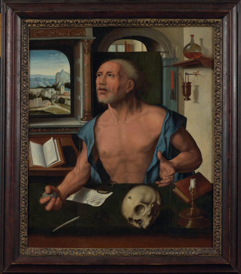 Saint Jerome in His Cell - Joos van Cleve