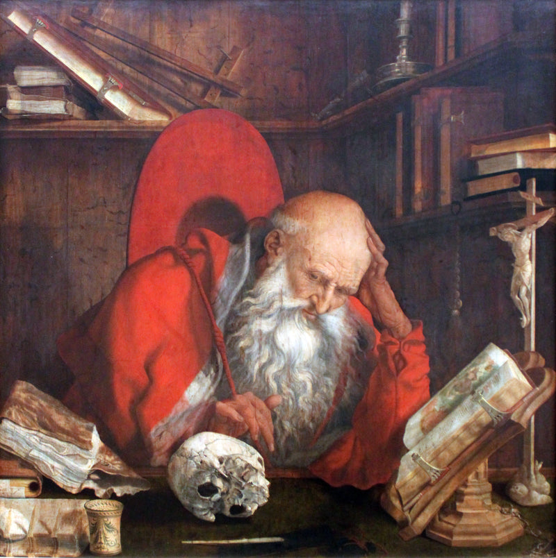 Saint Jerome in His Cell - Marinus van Reymerswale