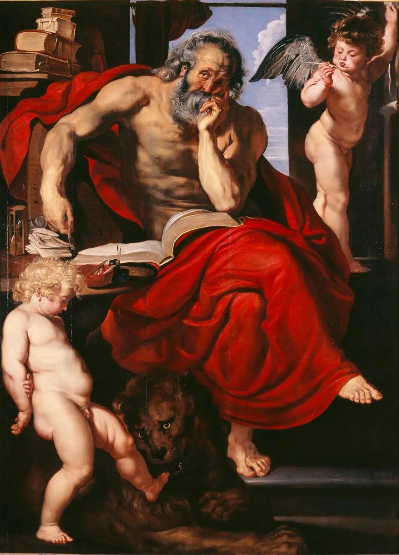 Saint Jerome in His Study - Peter Paul Rubens