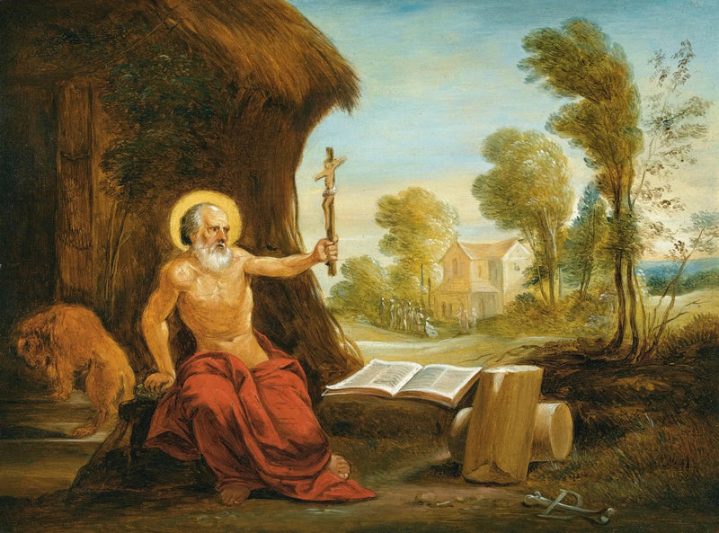 Saint Jerome - David Teniers the Younger