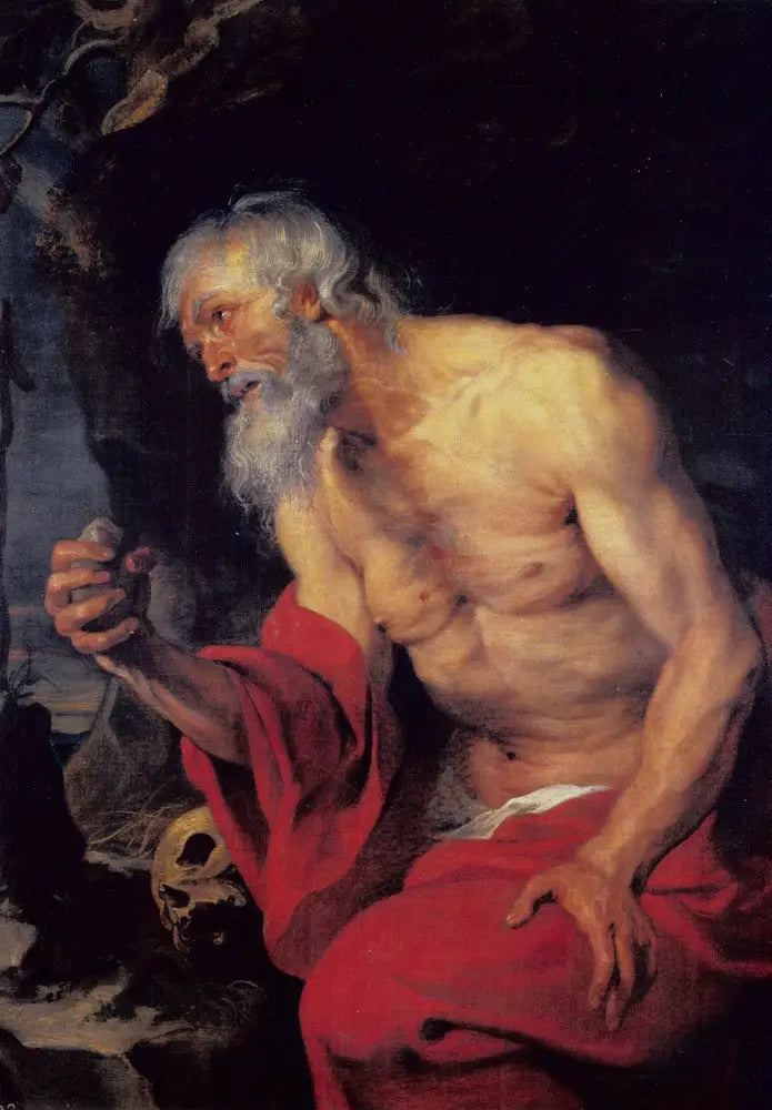 Saint Jerome in Penitence - Antoine van Dyck