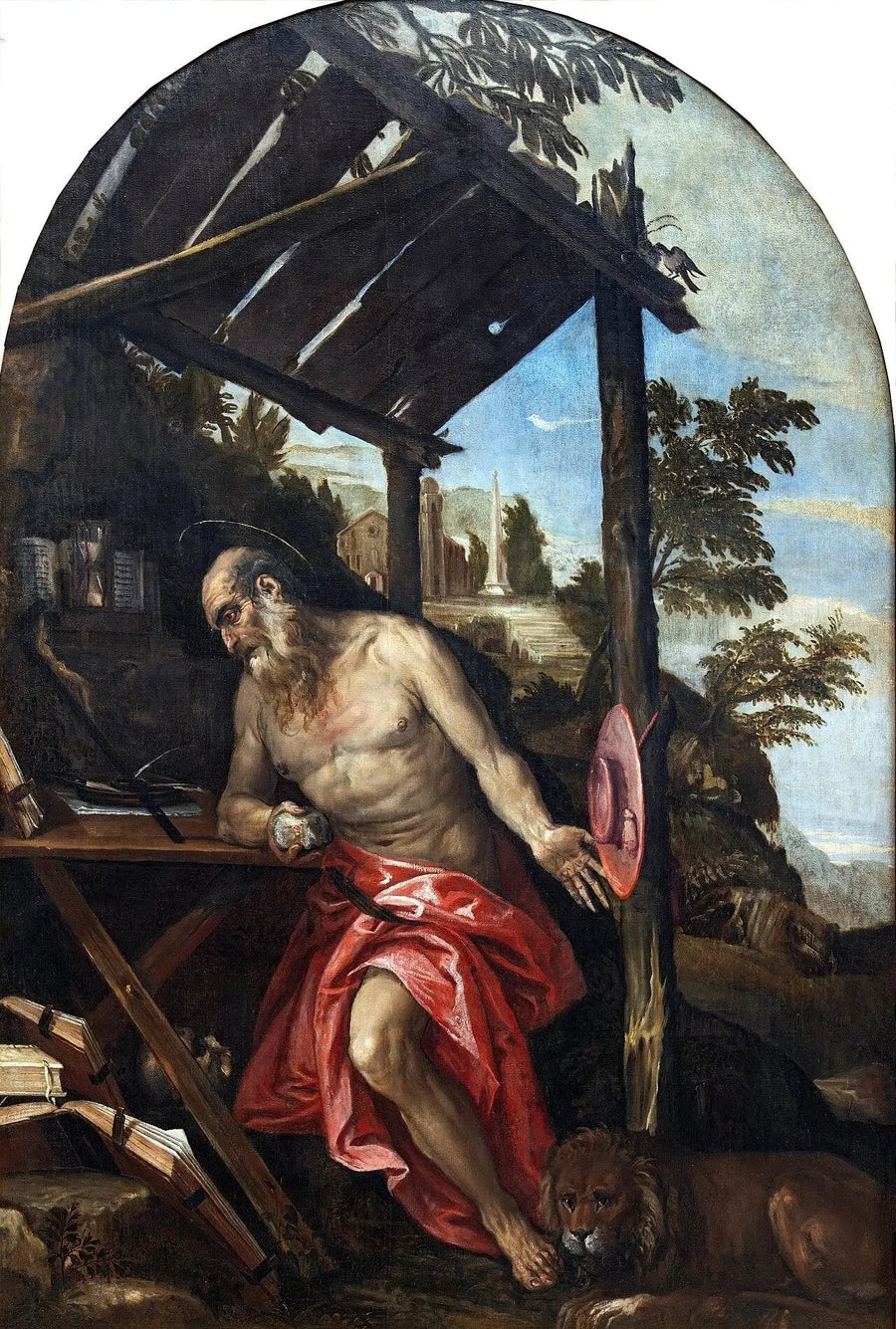 Saint Jerome in Penitence San Girolamo pénitente - Paul Véronèse