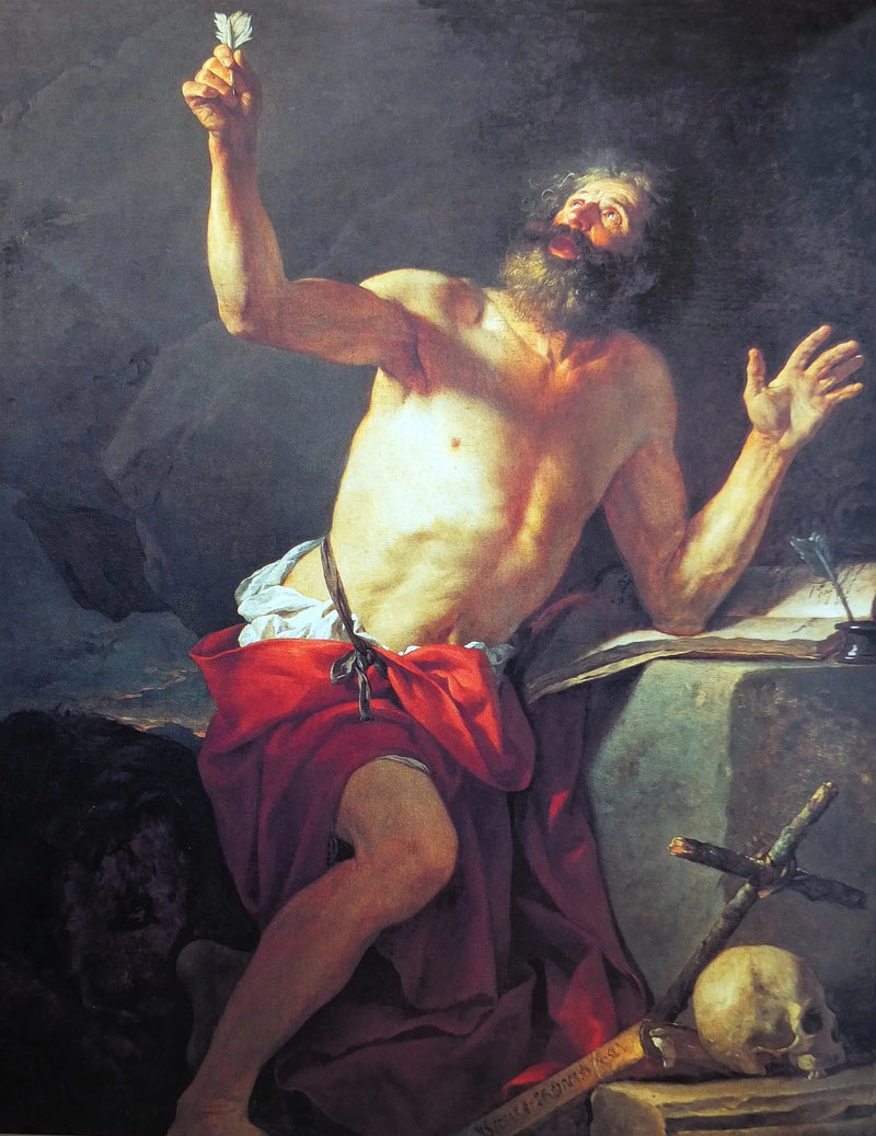 Saint Jerome Hearing the Trumpet of the Last Judgment - Jacques-Louis David