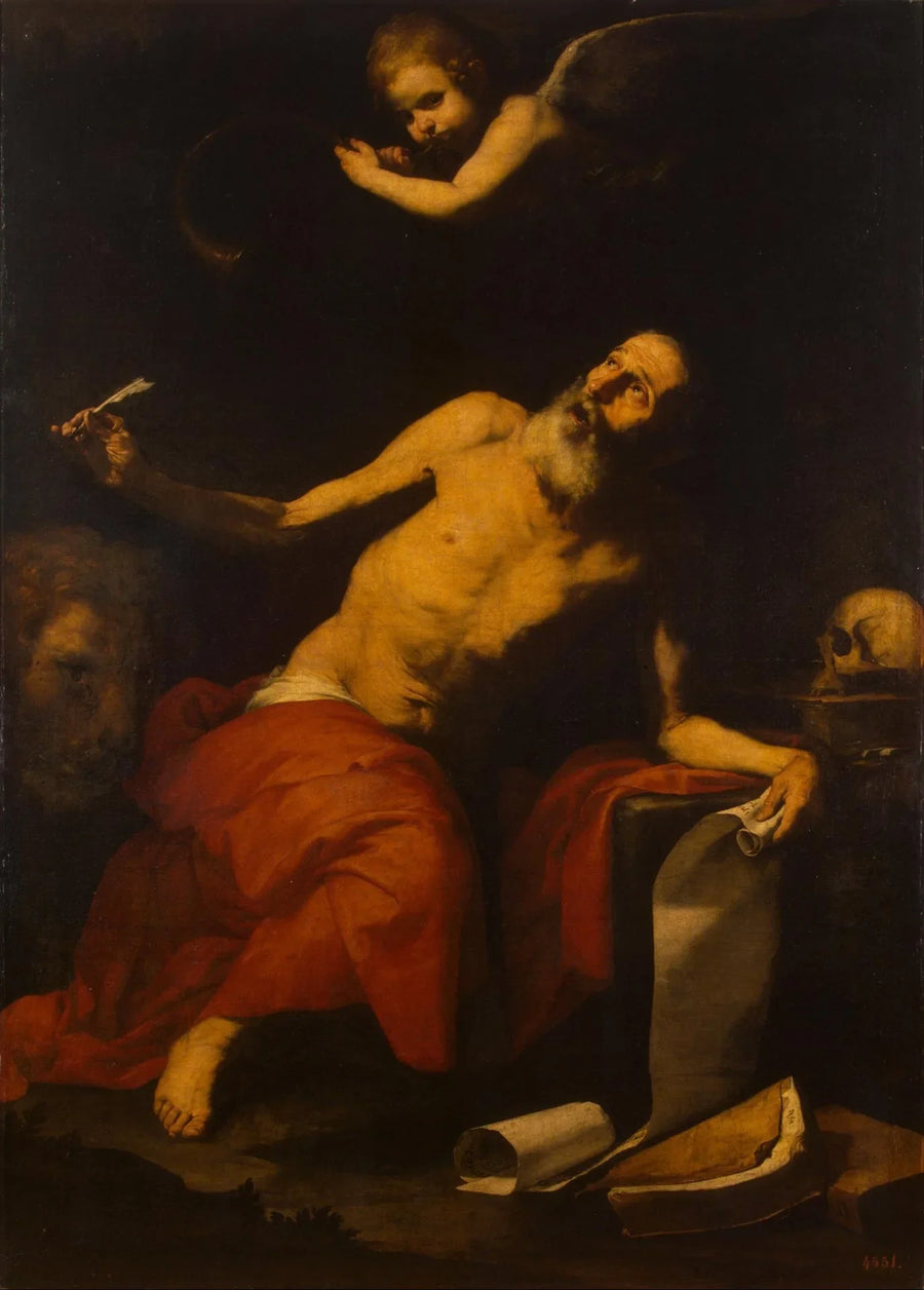 Saint Jerome and the Angel - Jusepe de Ribera