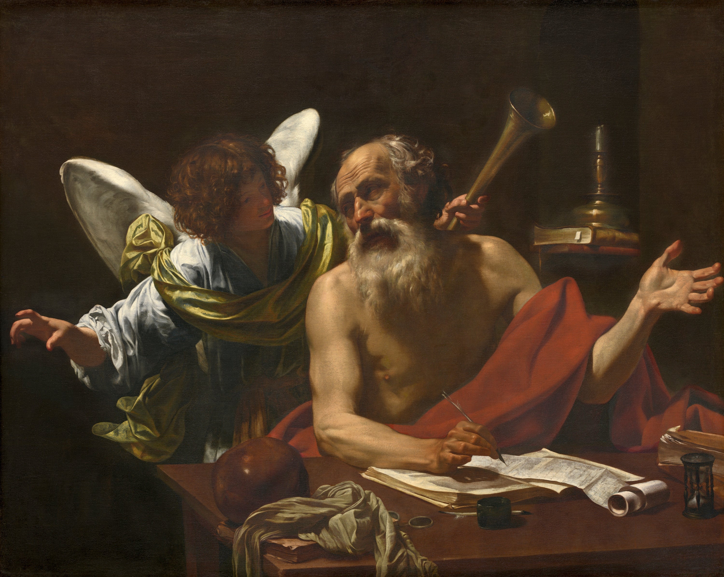 Saint Jérôme et l’Ange - Simon Vouet - Alpha Reproduction