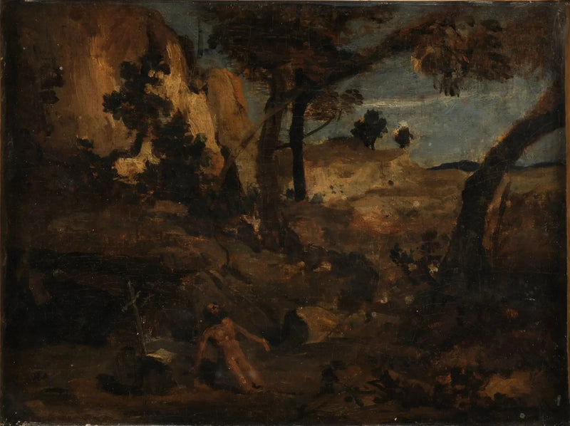 Saint Jerome - Jean-Baptiste Camille Corot