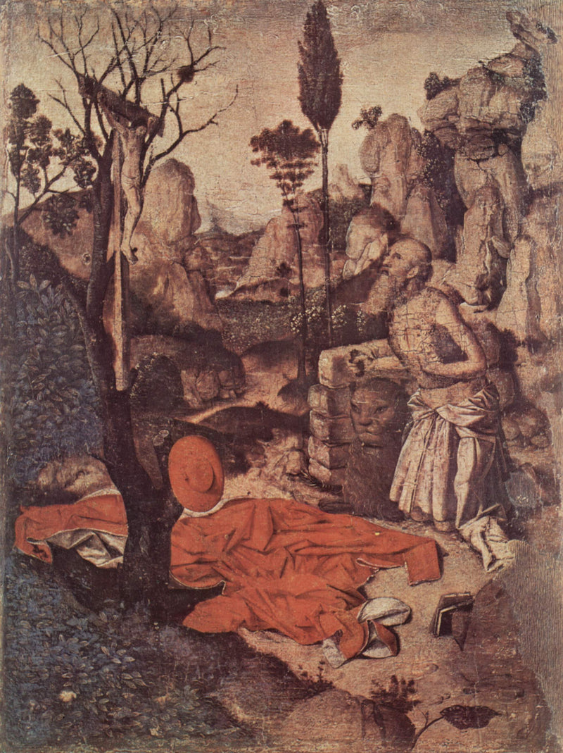 Saint Jerome Penitent in the Desert - Antonello da Messina