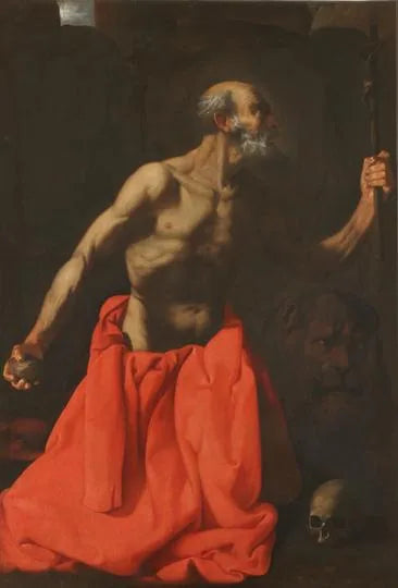 Saint Jerome Penitent - Francisco de Zurbarán