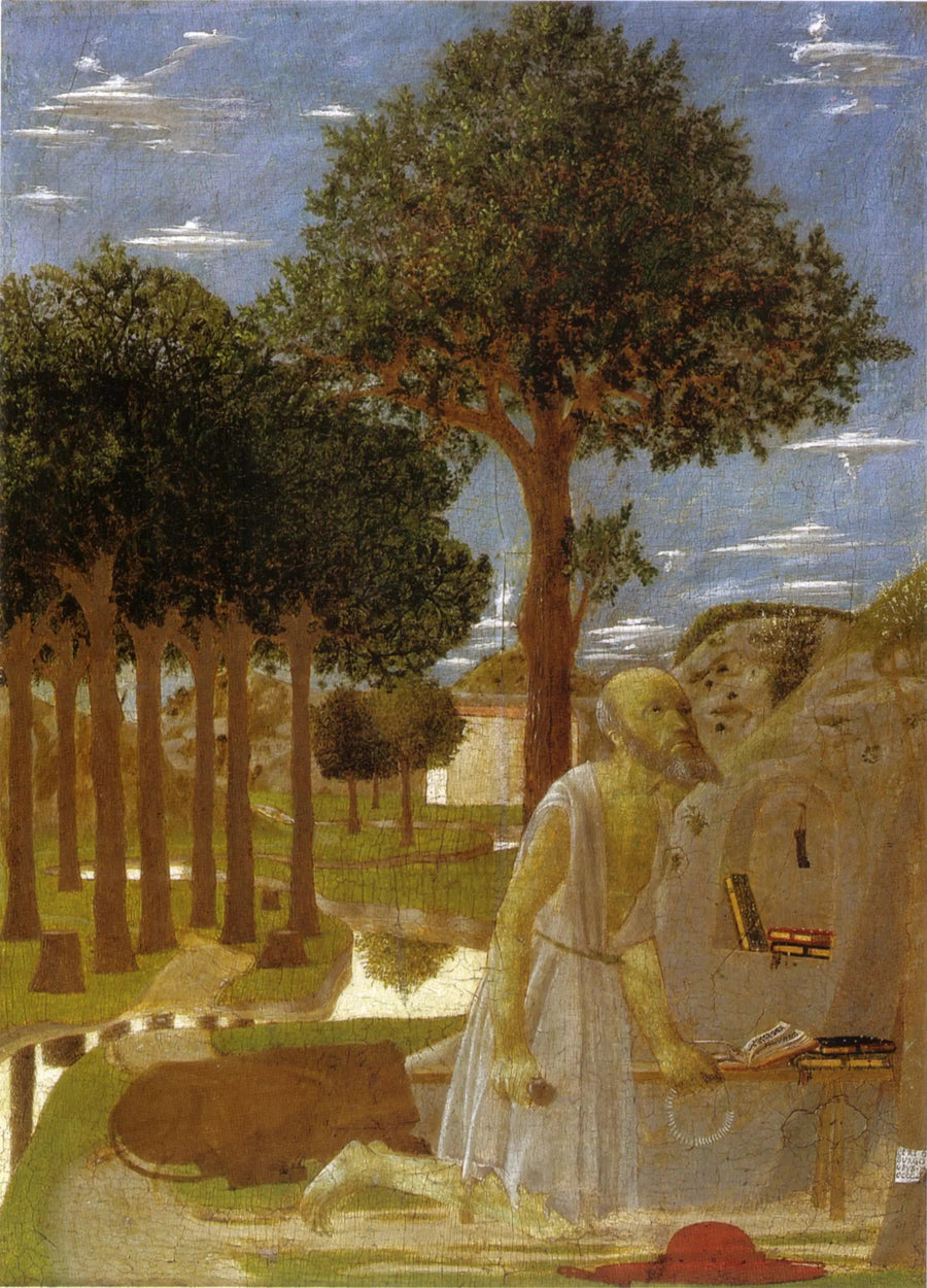 Saint Jerome Penitent - Piero della Francesca