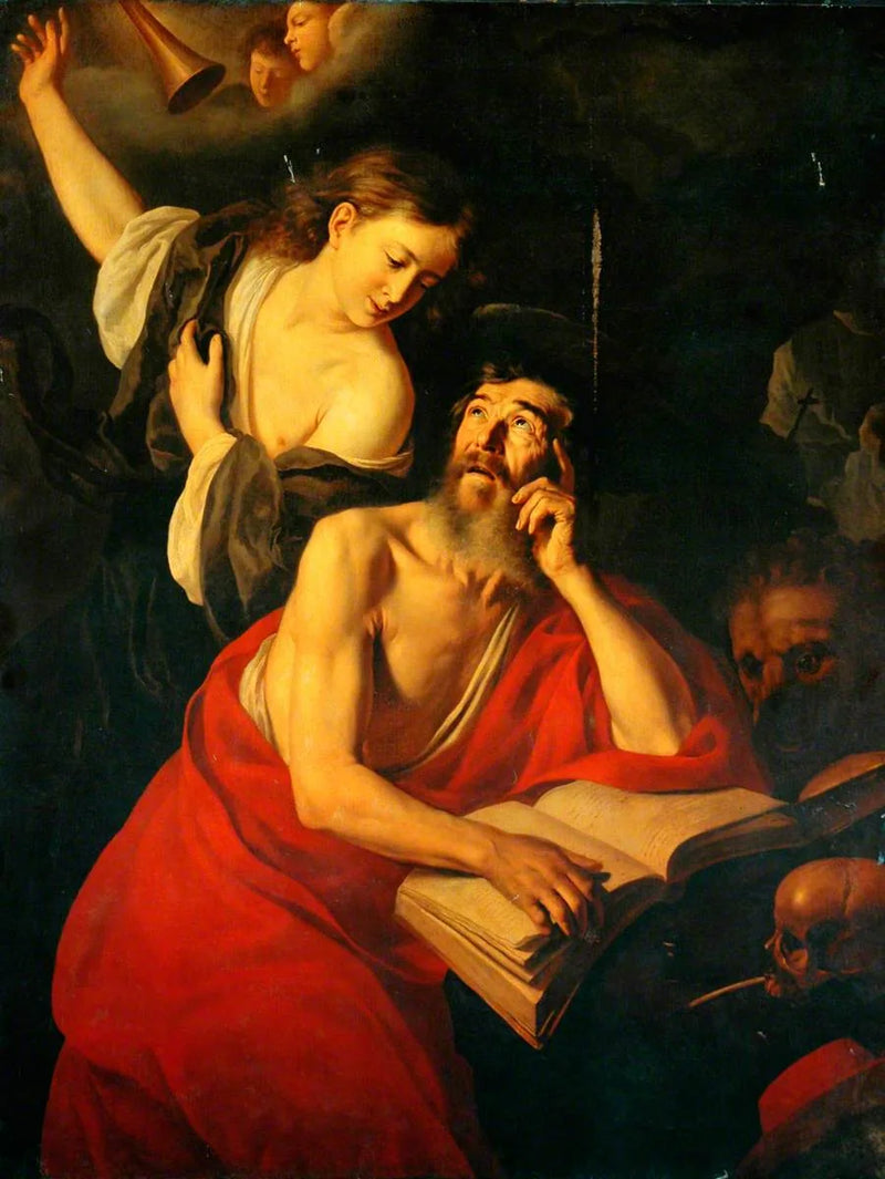 Saint Jerome Visited by Angels - Jusepe de Ribera