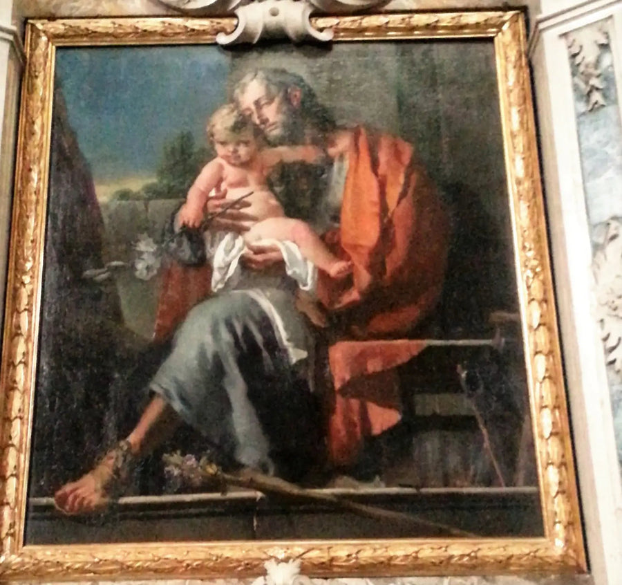 Saint Joseph with the Child - Giovanni Battista Tiepolo