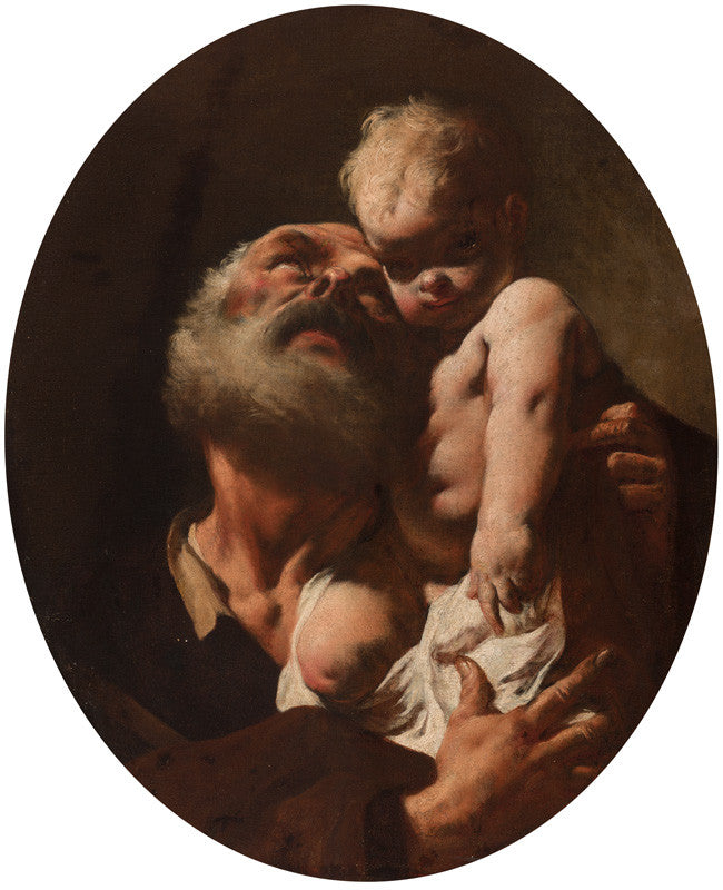 Saint Joseph with the Child - Giovanni Battista Piazzetta