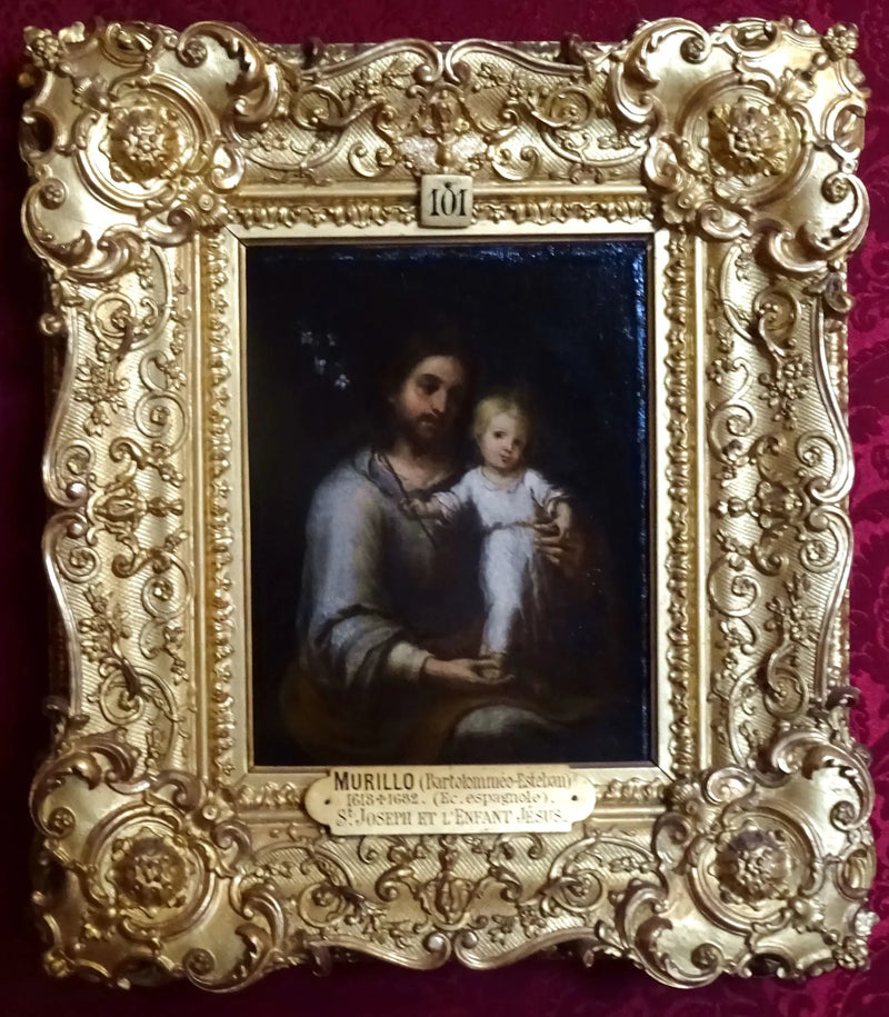 Saint Joseph and the Child Jesus - Bartolomé Esteban Murillo
