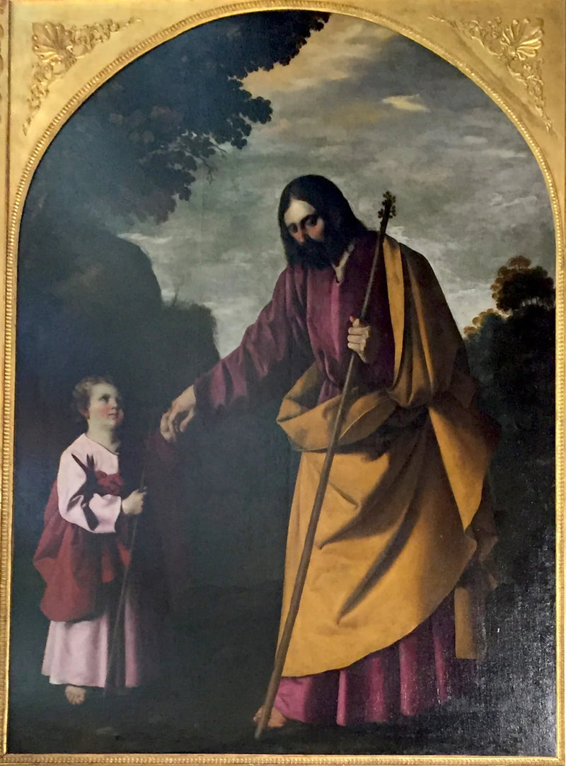 Saint Joseph and the Child Jesus - Francisco de Zurbarán