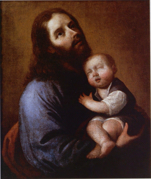 Saint Joseph and the Child Jesus - Francisco de Zurbarán