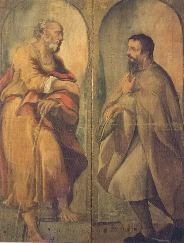 Saint Joseph and a Devotee - Antonio da Correggio
