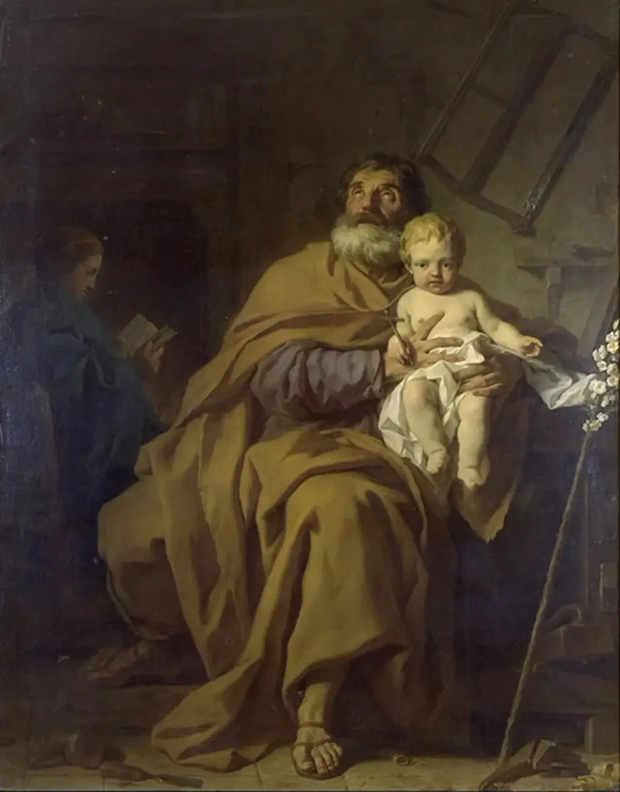 Saint Joseph Tenant of the Child Jesus - Pierre Subleyras