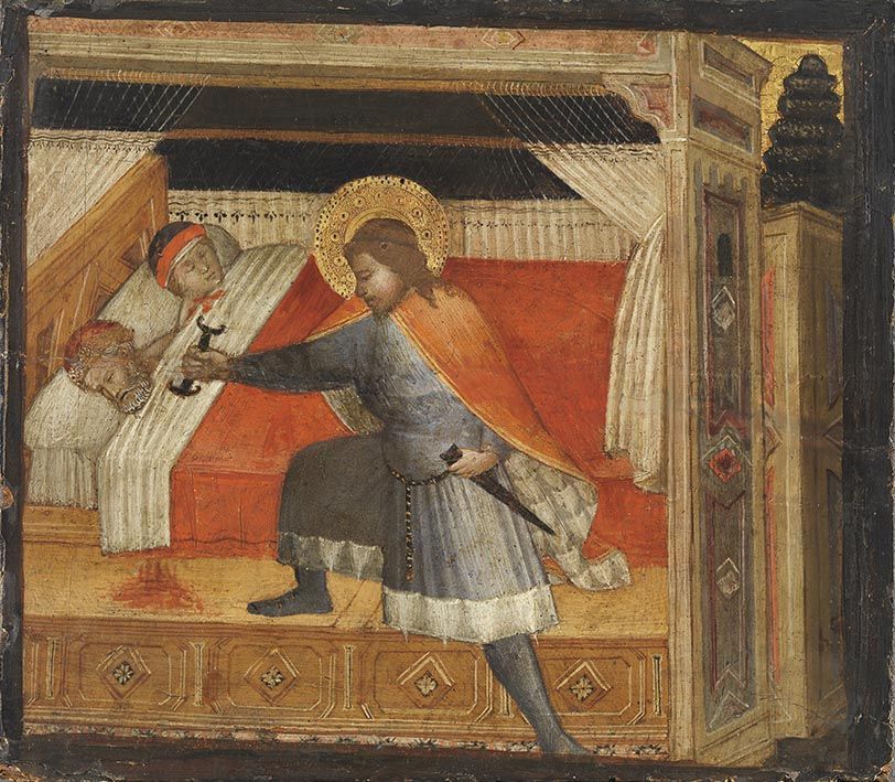 Saint Julien Killing His Parents - Agnolo Gaddi