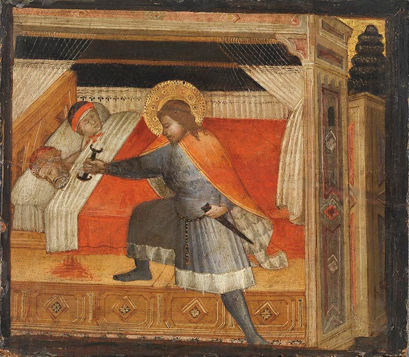Saint Julien Killing His Parents - Agnolo Gaddi