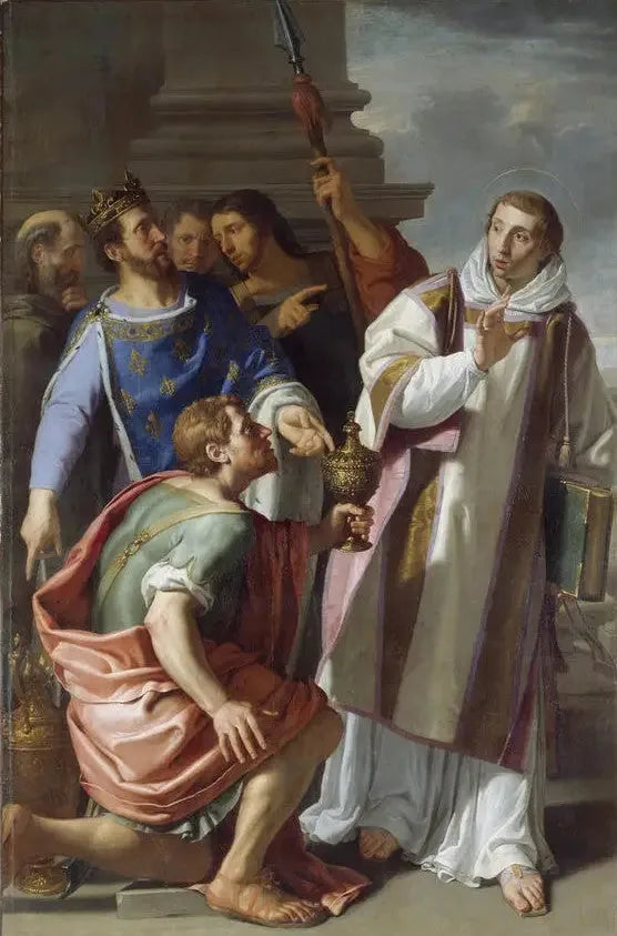 Saint Leonard refusing the presents from King Clovis - Philippe de Champaigne