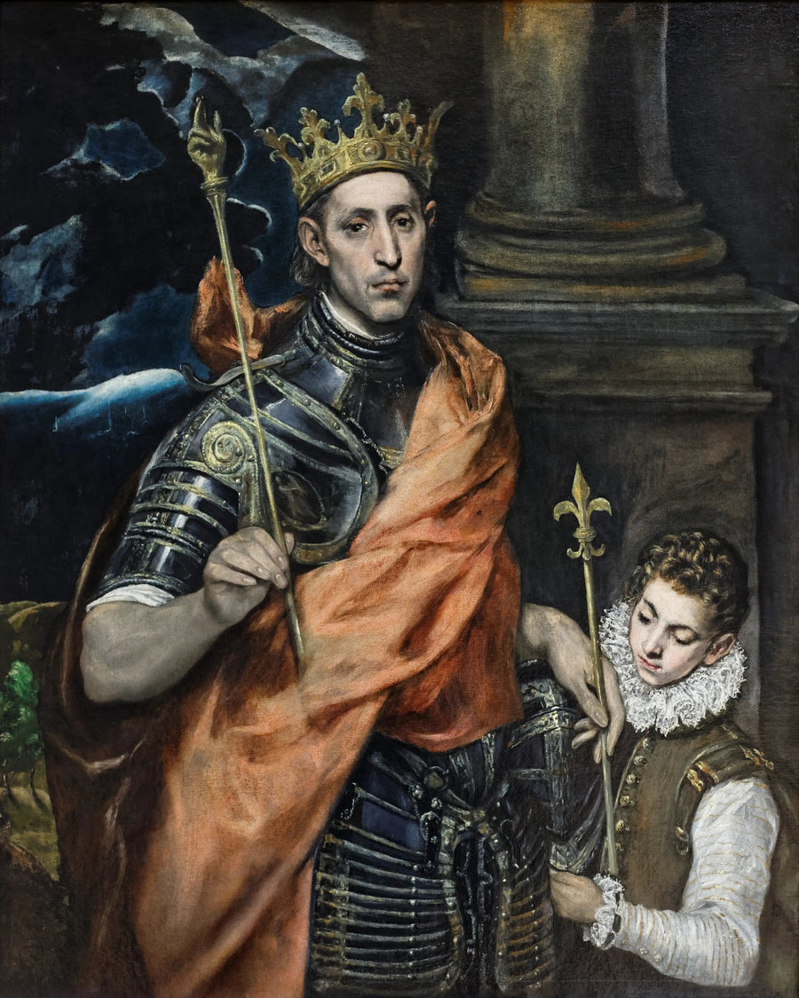 Saint Louis, King of France - El Greco