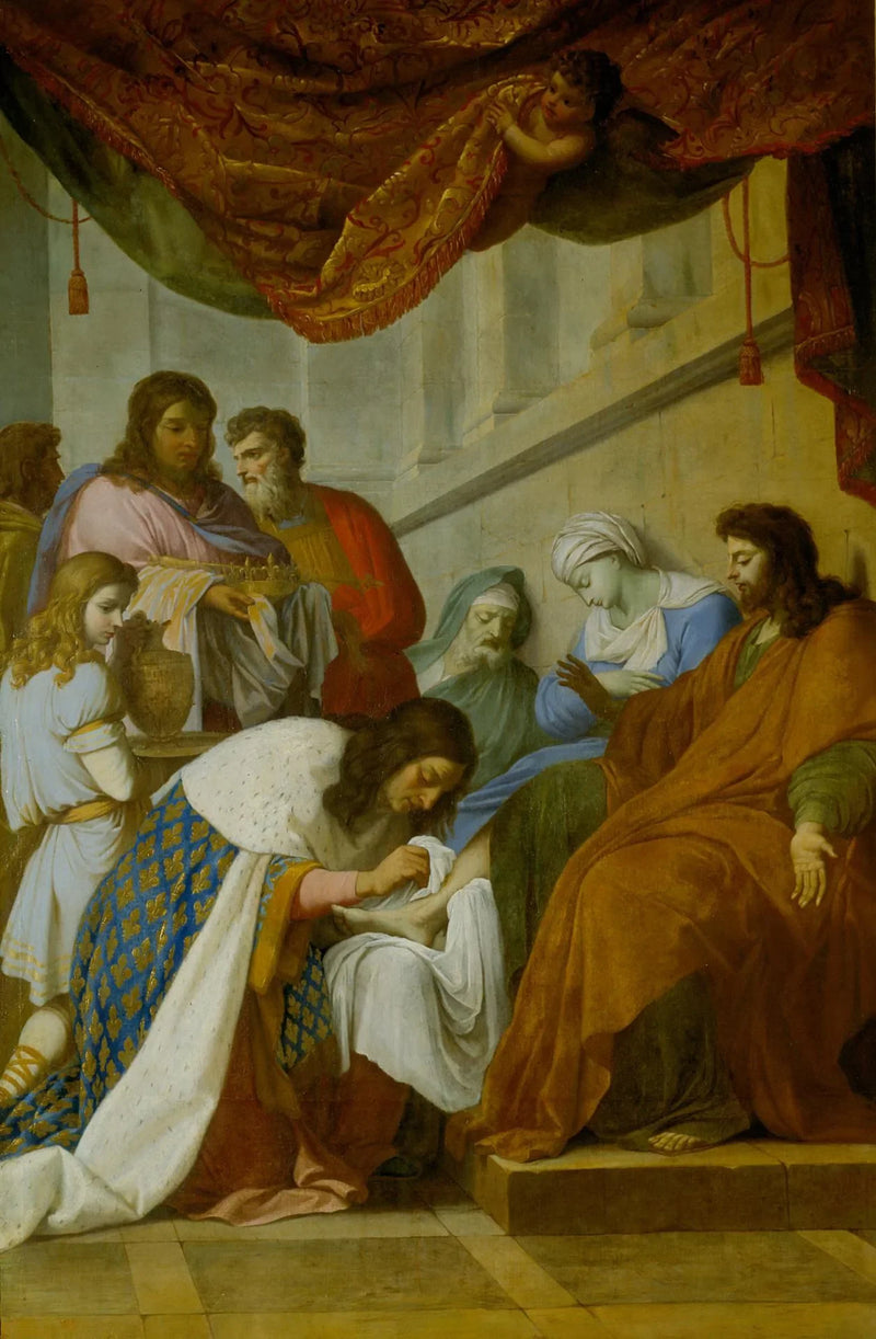 Saint Louis healing the sick - Eustache Le Sueur