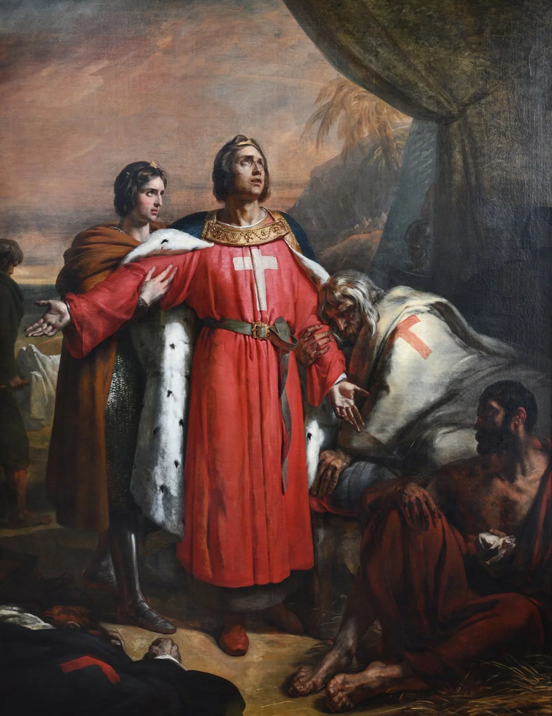Saint Louis Visiting the Pestilence - Ary Scheffer