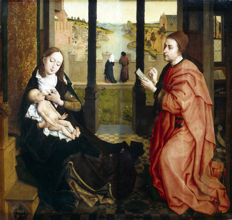 Saint Luke Drawing the Virgin - Rogier van der Weyden