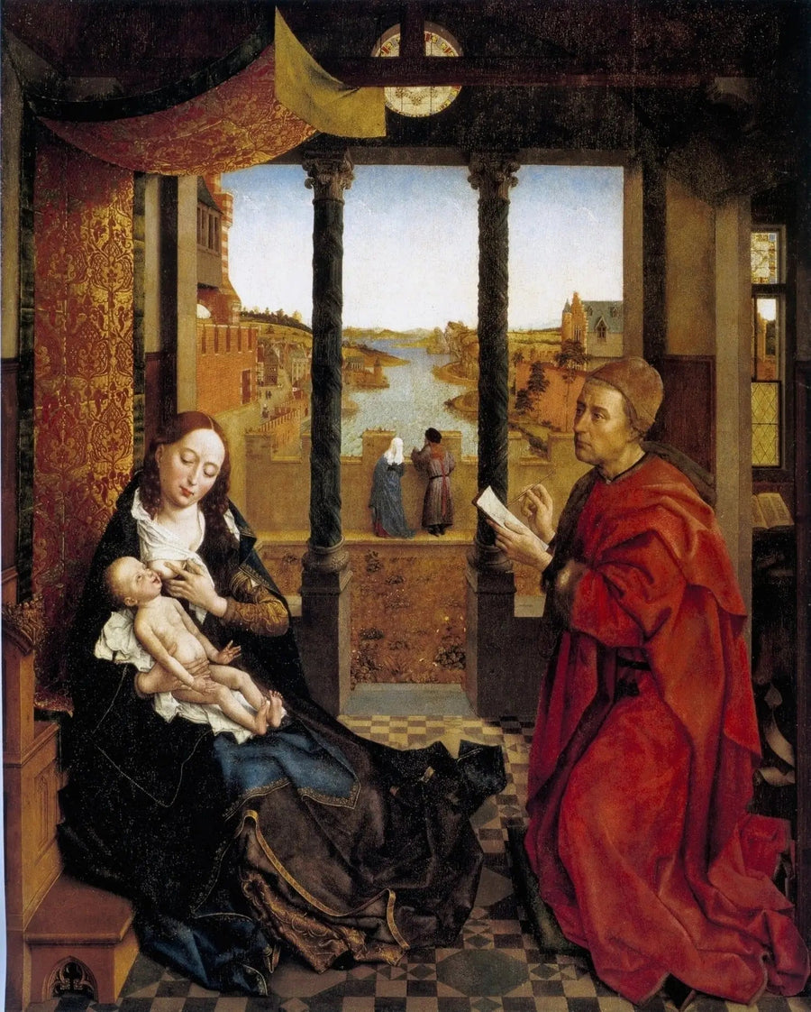 Saint Luke Drawing the Virgin - Rogier van der Weyden