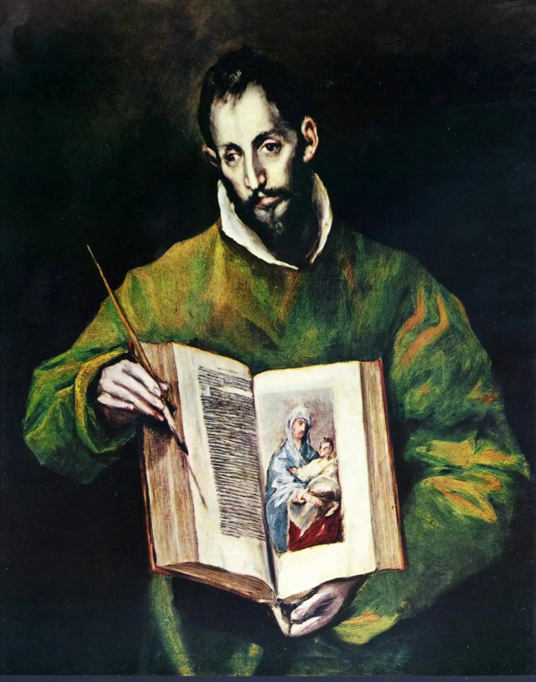 Saint Luc l'évangéliste - El Greco image 1 copie peinte à la main à l’huile