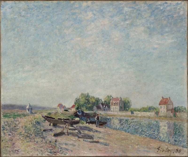 Saint-Mammès, Loing Canal - Alfred Sisley