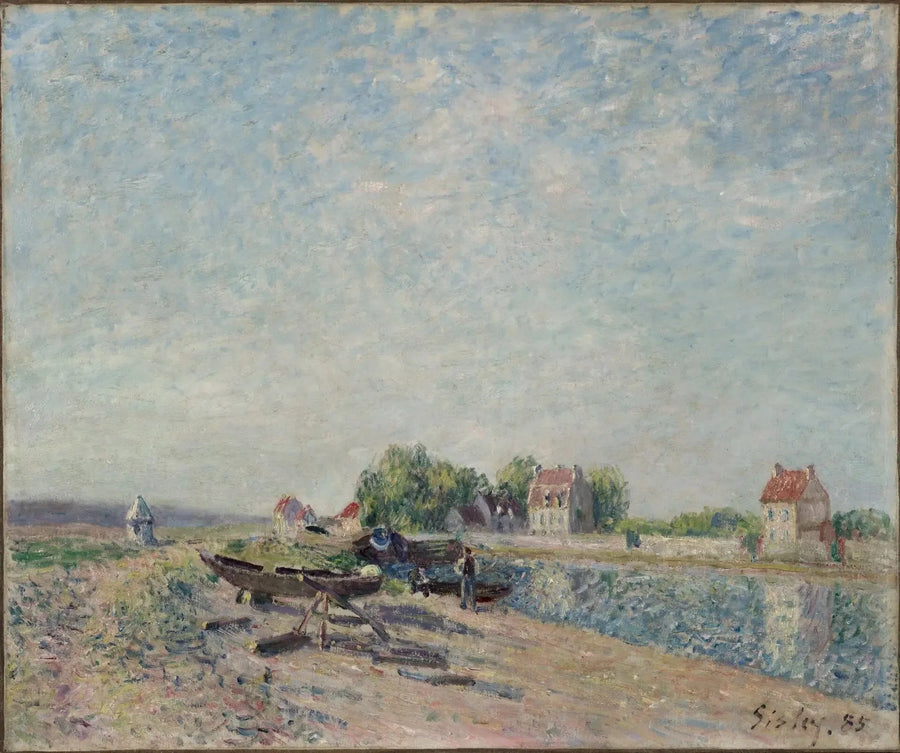 Saint-Mammès, Loing Canal - Alfred Sisley