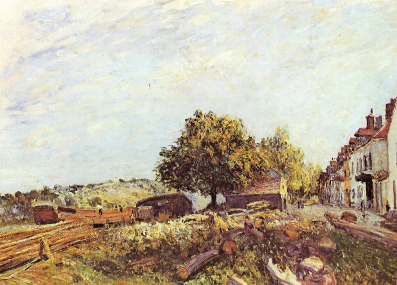 Saint-Mammès in the Morning - Alfred Sisley